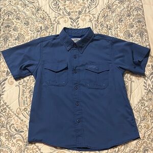 AFTCO Kids Blue Button Down Shirt